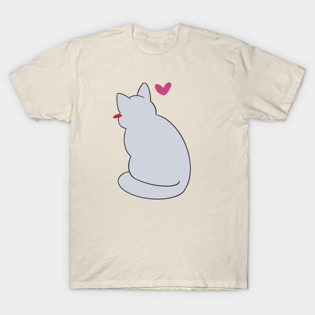 Shy uwu T-Shirt by Skyfrost Studio